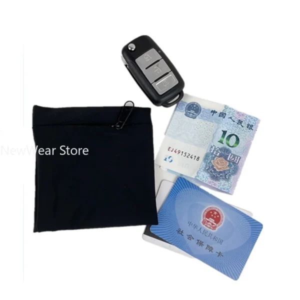 Sports Wristband Gym Wrist Bag Breathable Pocket Sweatband Wrist Wallet for Running Cycling Sweatbands for Women Men - Image 4