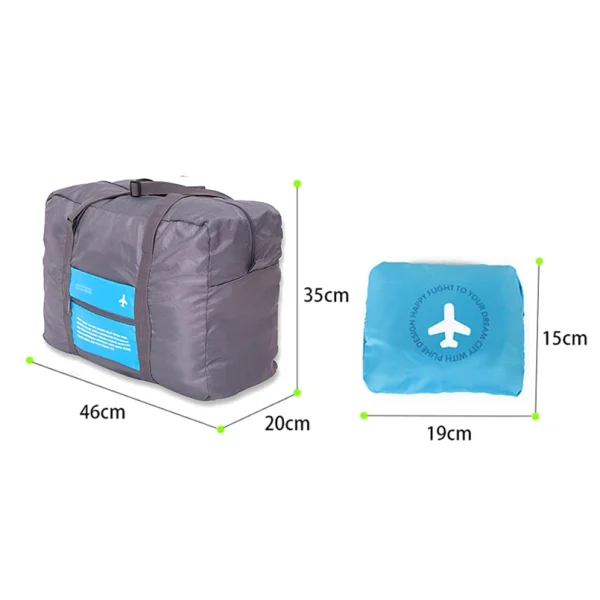 2023 New Folding Travel Bag Men Women Large Capacity Waterproof Flight Bag Portable Storage Bag Female Luggage Bag Backpack 32L - Image 6