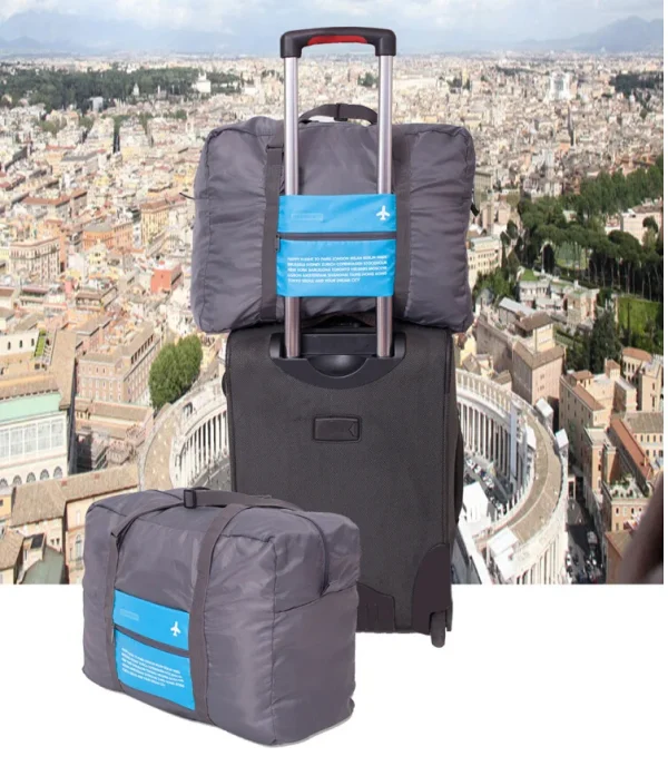 2023 New Folding Travel Bag Men Women Large Capacity Waterproof Flight Bag Portable Storage Bag Female Luggage Bag Backpack 32L - Image 2