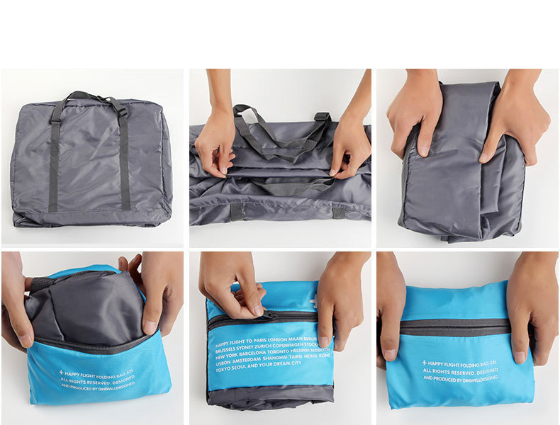 2023 New Folding Travel Bag Men Women Large Capacity Waterproof Flight Bag Portable Storage Bag Female Luggage Bag Backpack 32L