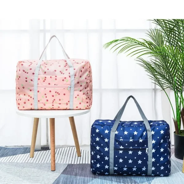 Large Capacity Foldable Travel Bag Waterproof Clothes Organizer Luggage Bag Carry-on Under The Seat Oxford cloth Travel Pouch - Image 2
