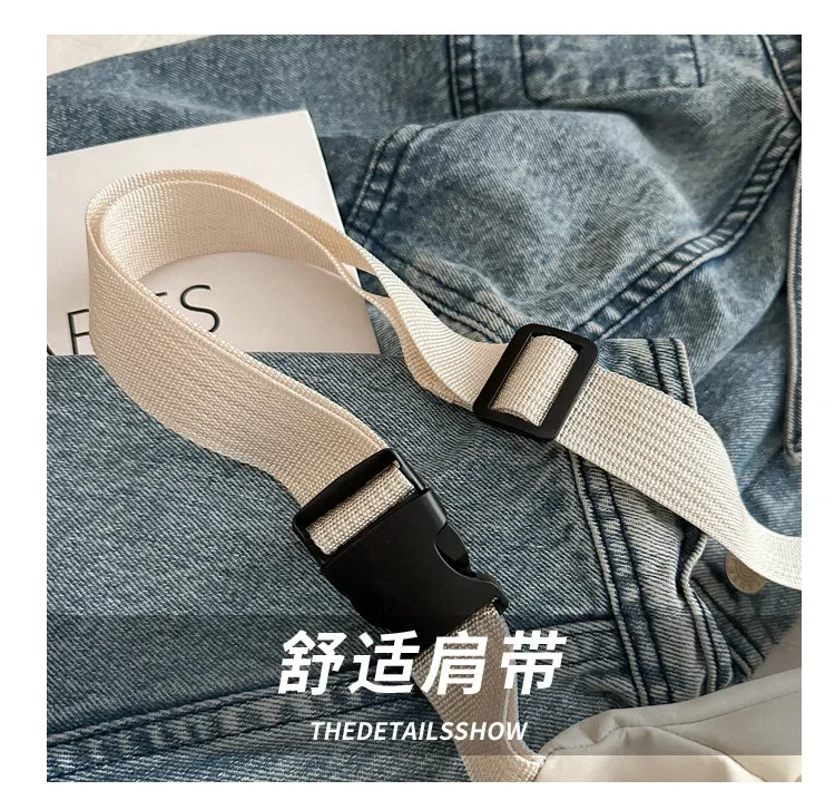 Chest Banana Bag for Women Sling Crossbody Waist Pack Canvas Running Waist Bag Casual Fanny Packs Sport Half Moon Belt Bag