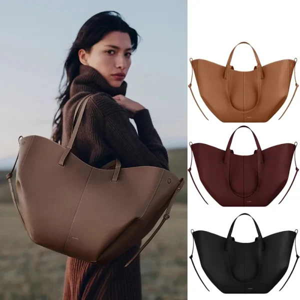 Classic Elegant Style Large Capacity Wing Bag Crossbody Handbag Retro European American Niche Bucket Armpit Tote Bag Fashion