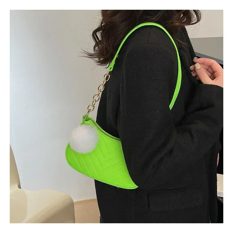 Stylish Women's Leather Tote Bag, Mini Crossbody Bag with Chain Strap, Solid Color Casual Underarm Shoulder Purse for Daily Use