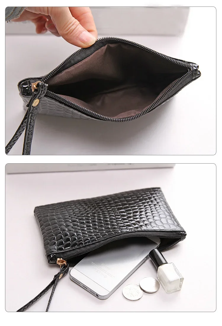 Fashion Women Cosmetic Bag Zipper Small Makeup Bag Traveling Neceser Ladies Cosmetics Clutch Purse Toiletry Organizer Case Pouch
