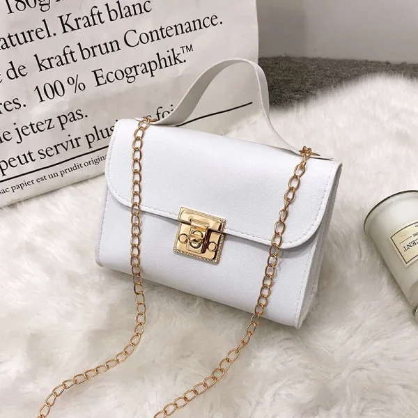 Fashion Small Handbag Women Shoulder Bags 2023 New Luxury Casual Clutch Bag PU Crossbody Bag for WomenSmall Messenger Bag - Image 5