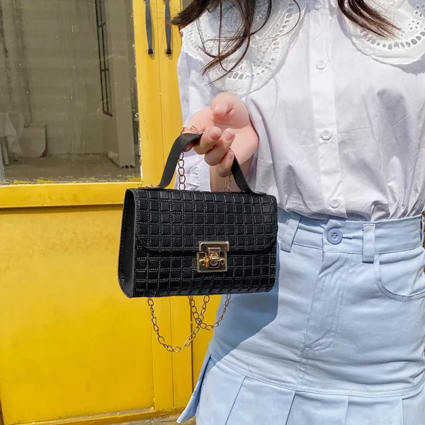 Fashion Small Handbag Women Shoulder Bags 2023 New Luxury Casual Clutch Bag PU Crossbody Bag for WomenSmall Messenger Bag - Image 3