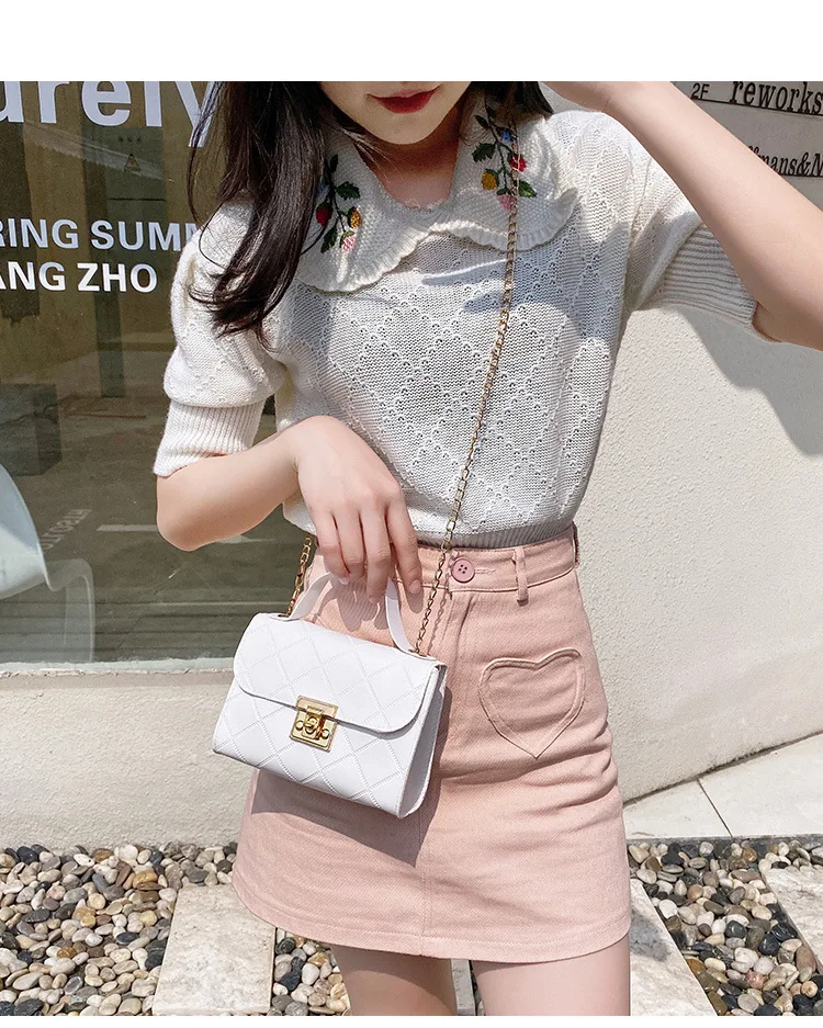 Fashion Small Handbag Women Shoulder Bags 2023 New Luxury Casual Clutch Bag PU Crossbody Bag for WomenSmall Messenger Bag