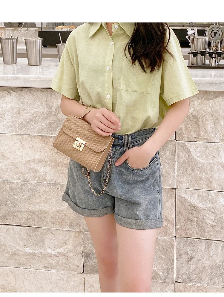 Fashion Small Handbag Women Shoulder Bags 2023 New Luxury Casual Clutch Bag PU Crossbody Bag for WomenSmall Messenger Bag