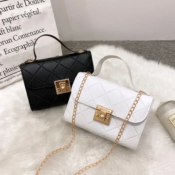 Fashion Small Handbag Women Shoulder Bags 2023 New Luxury Casual Clutch Bag PU Crossbody Bag for WomenSmall Messenger Bag - Image 4