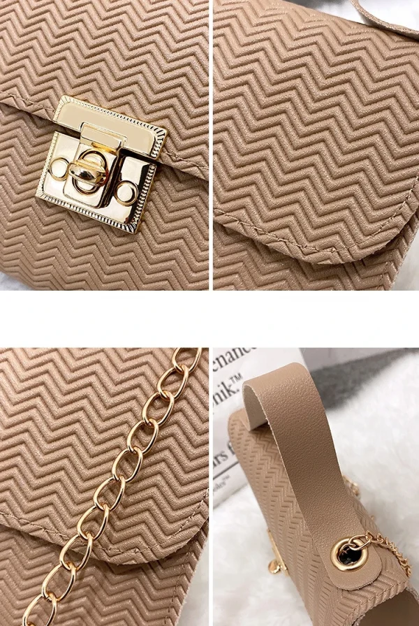 Fashion Small Handbag Women Shoulder Bags 2023 New Luxury Casual Clutch Bag PU Crossbody Bag for WomenSmall Messenger Bag - Image 6