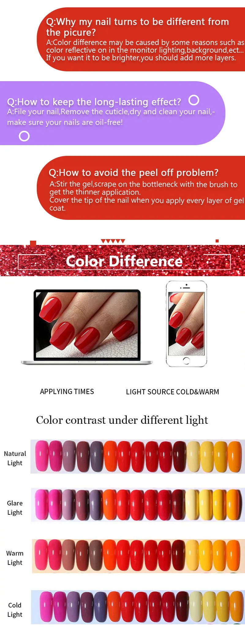 LILYCUTE 7ML Reflective Glitter Gel Nail Polish Bright Sparkling Silver Color Semi-permanent Soak Off Nail Art UV Gel Varnishes