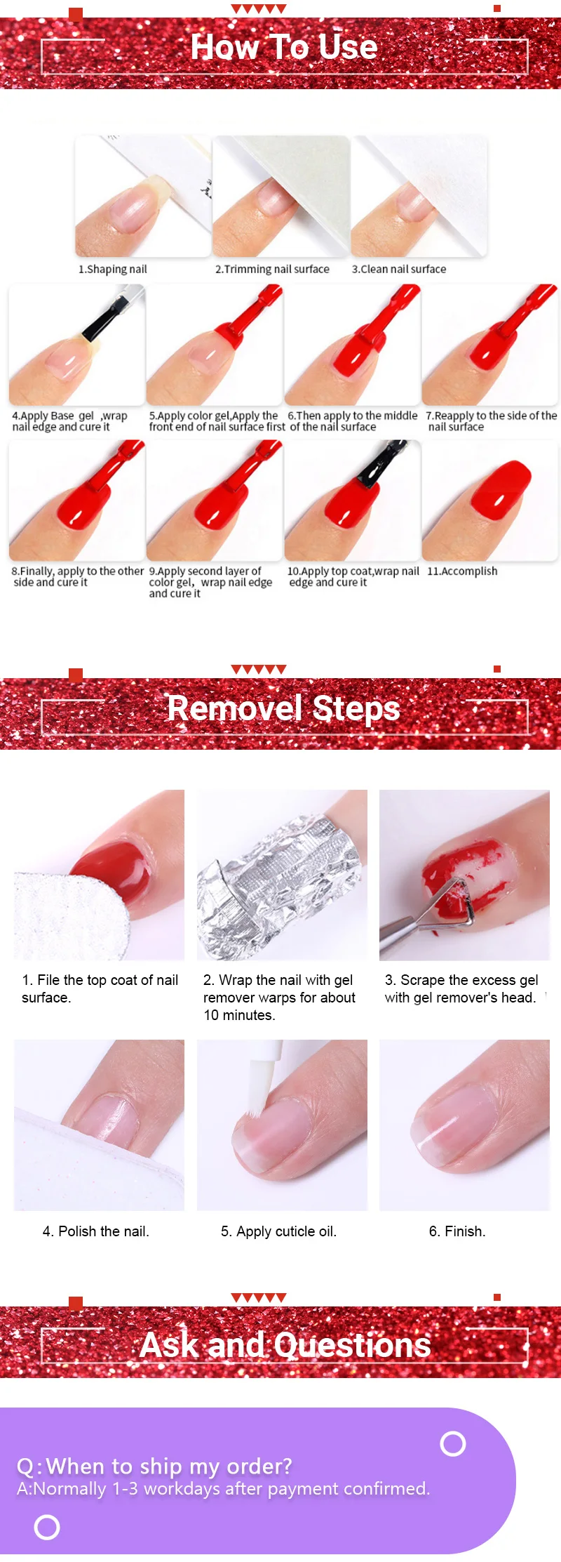 LILYCUTE 7ML Reflective Glitter Gel Nail Polish Bright Sparkling Silver Color Semi-permanent Soak Off Nail Art UV Gel Varnishes