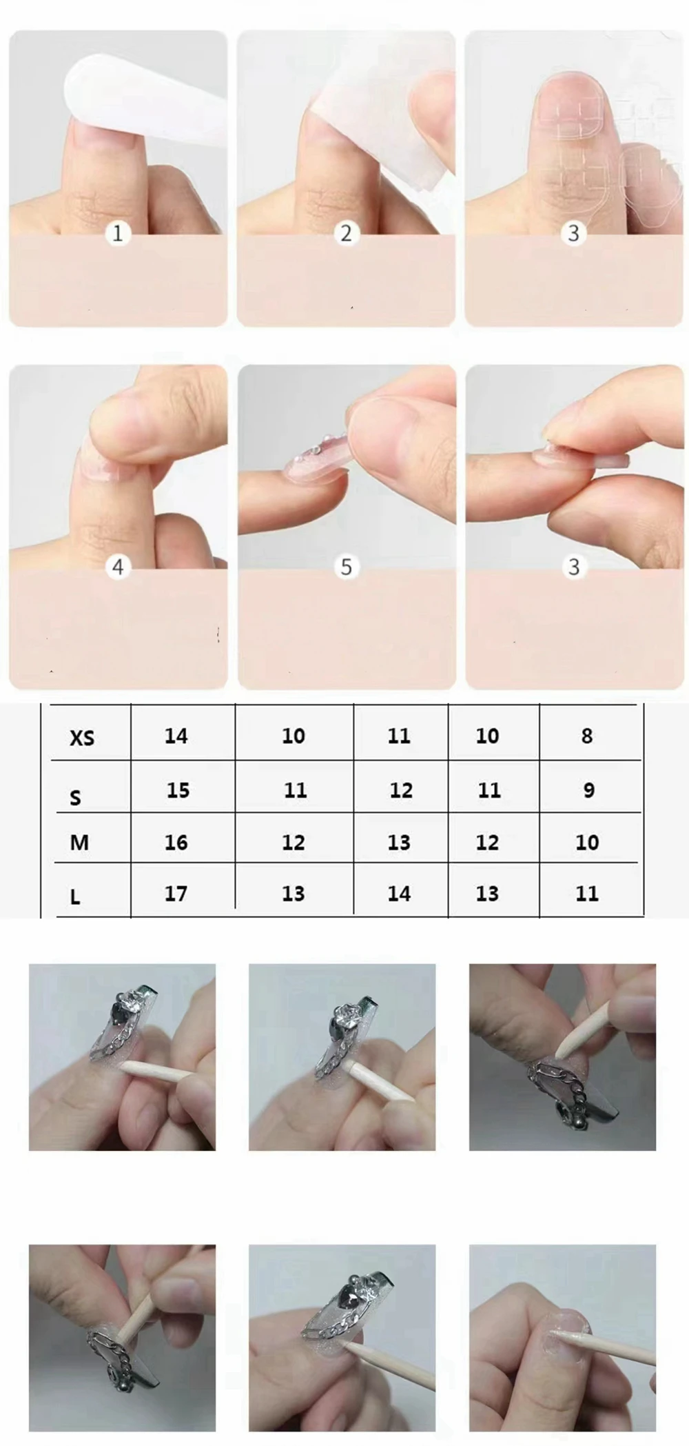 10Pcs 3D beautiful handmade Manicure Press On Nails, Acrylic Fake Handpainted  Flowers Custom Design Adhesive Nail File Set