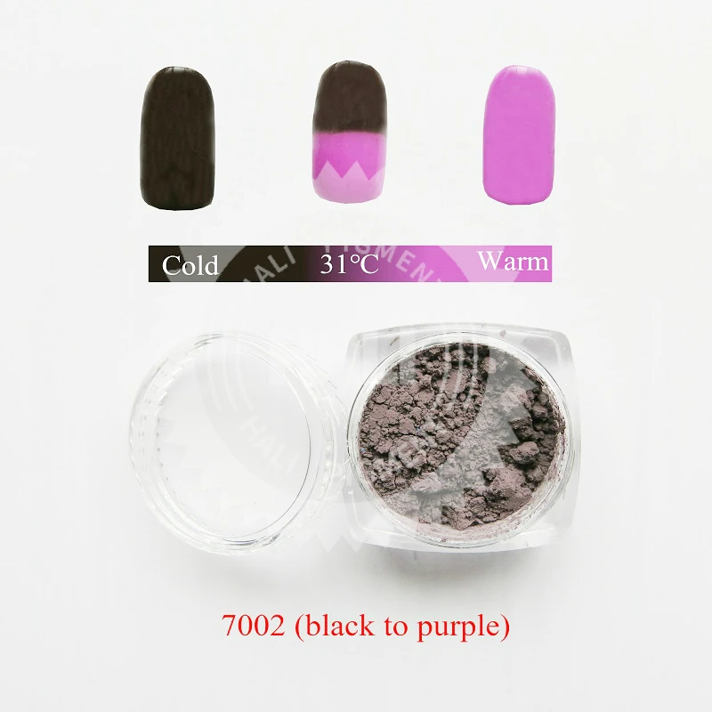 Thermochromic pigment,temperature reactive pigment heat sensitive pigment 10gram per color. Thermochromic pigment,temperature reactive pigment heat sensitive pigment 10gram per color.