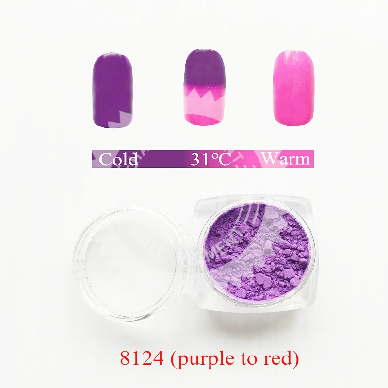 Thermochromic pigment,temperature reactive pigment heat sensitive pigment 10gram per color. Thermochromic pigment,temperature reactive pigment heat sensitive pigment 10gram per color.