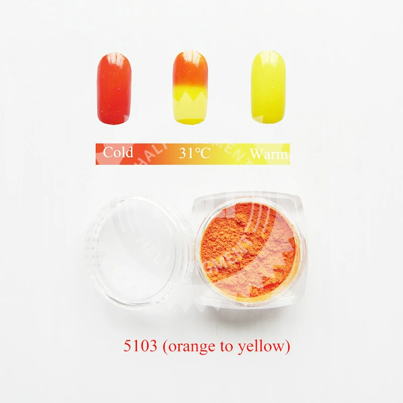 Thermochromic pigment,temperature reactive pigment heat sensitive pigment 10gram per color. Thermochromic pigment,temperature reactive pigment heat sensitive pigment 10gram per color.