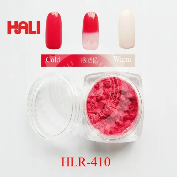Thermochromic pigment,temperature reactive pigment heat sensitive pigment 10gram per color. - Image 2