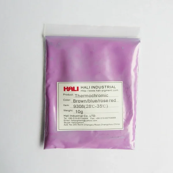 3 color changing thermochromic pigment 3 stage thermochromic powder hot active pigment temperature sensitive pigment. - Image 5