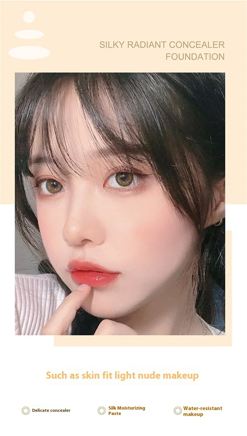 High Coverage Concealer Cover Anti Dark Circle Freckle Lasting Waterproof Foundation BB Cream for Face Makeup Base Cosmetics High Coverage Concealer Cover Anti Dark Circle Freckle Lasting Waterproof Foundation BB Cream for Face Makeup Base Cosmetics