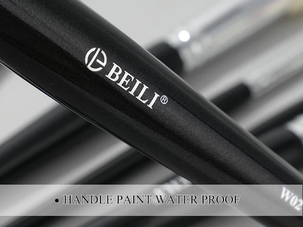 BEILI 6 Pcs Black Makeup Brushes Set Soft Synthetic Foundation Loose Powder Eyeshadow Detail Brush Hair Blush Brush Beauty Tool BEILI 6 Pcs Black Makeup Brushes Set Soft Synthetic Foundation Loose Powder Eyeshadow Detail Brush Hair Blush Brush Beauty Tool