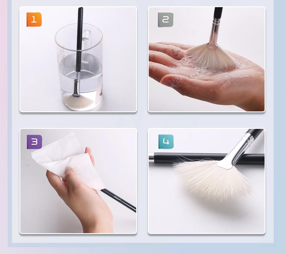 BEILI White Golden Makeup Brushes Set Professional Goat Hair Foundation Contour Bronzer Blush Kakubi Beauty brochas maquillaje BEILI White Golden Makeup Brushes Set Professional Goat Hair Foundation Contour Bronzer Blush Kakubi Beauty brochas maquillaje