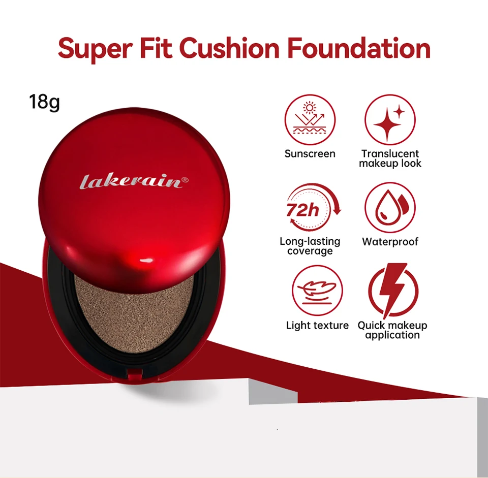 Sun protectio Air Cushion Foundation 9 Colors CC Cream Concealer Whitening Makeup Waterproof Cosmetics Brighten Face Base Tone