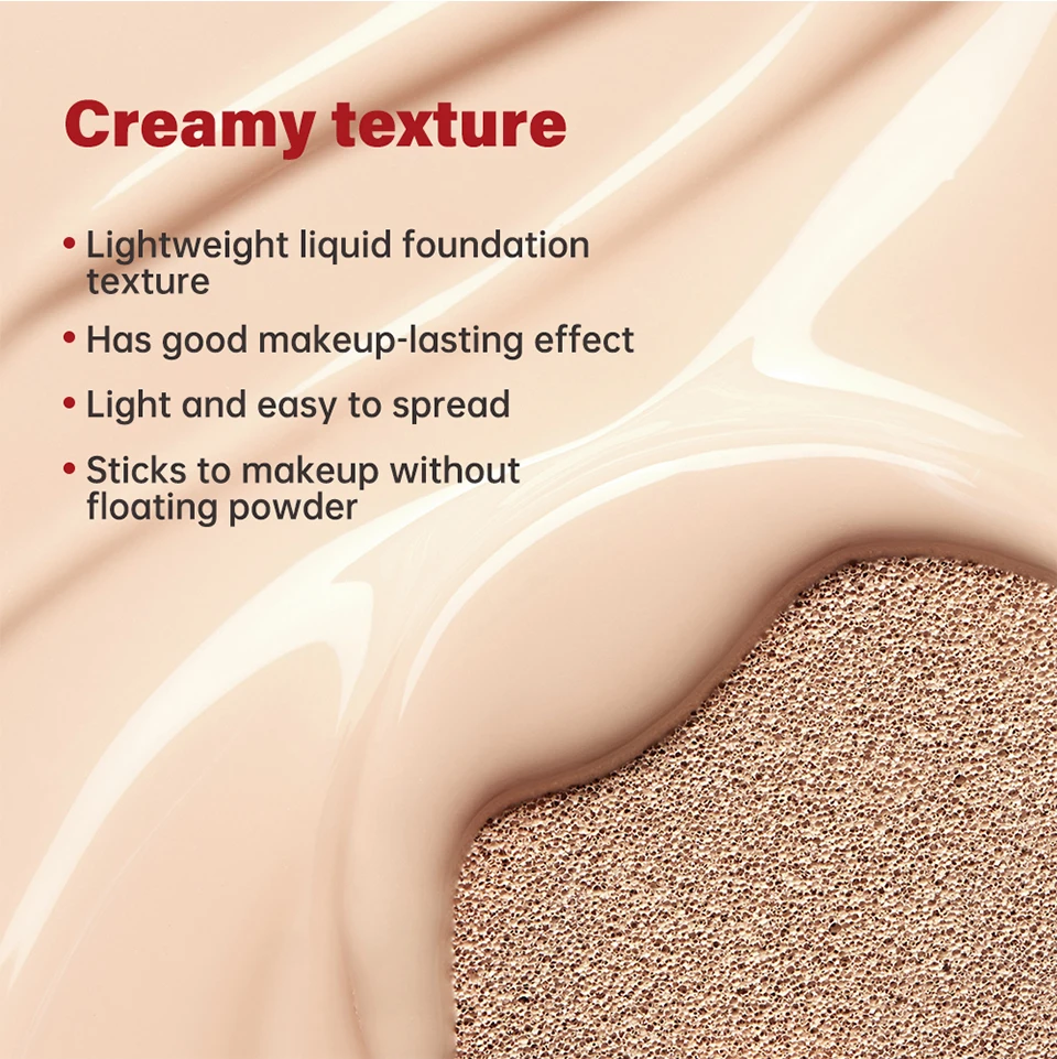 Sun protectio Air Cushion Foundation 9 Colors CC Cream Concealer Whitening Makeup Waterproof Cosmetics Brighten Face Base Tone