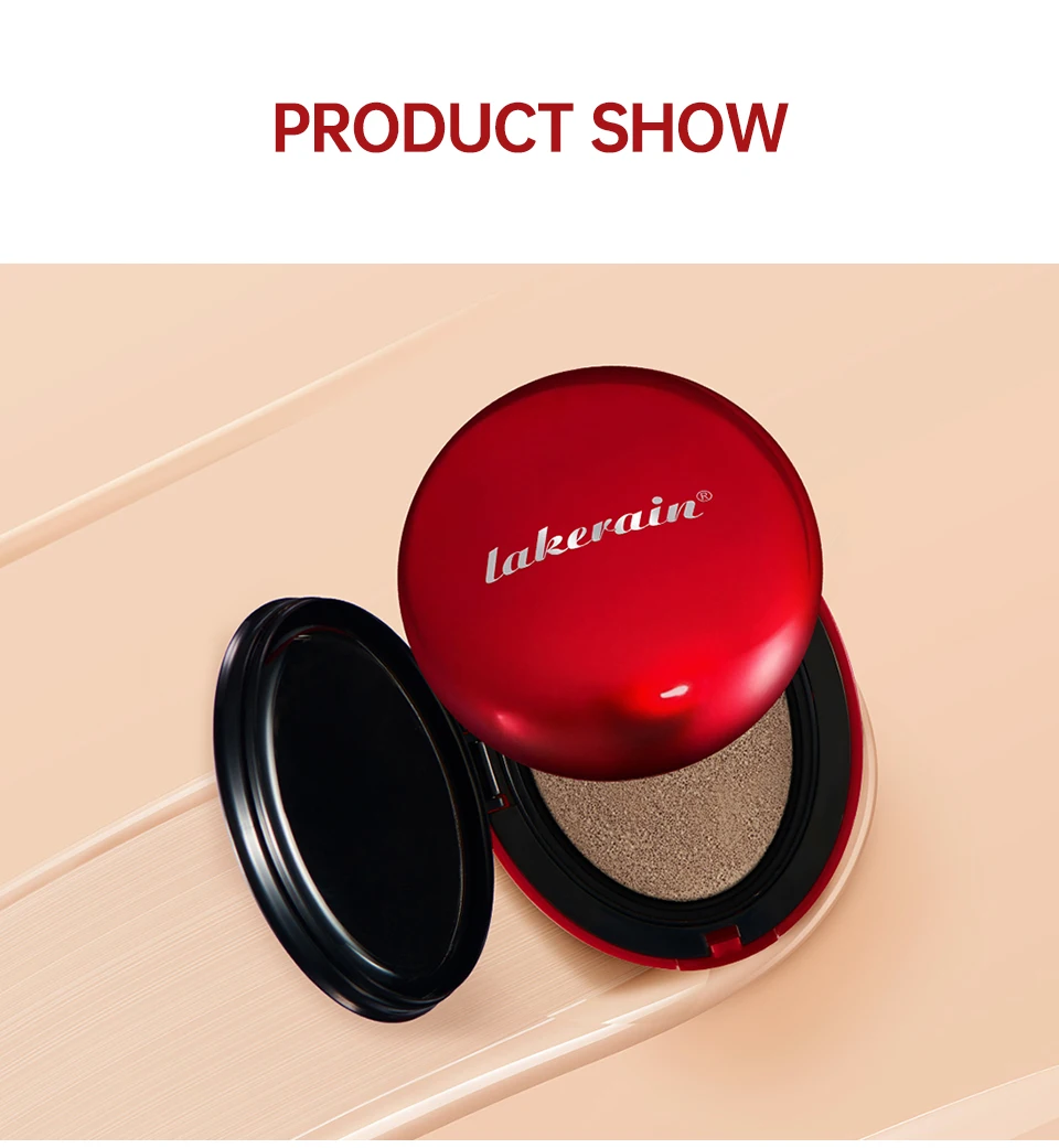 Sun protectio Air Cushion Foundation 9 Colors CC Cream Concealer Whitening Makeup Waterproof Cosmetics Brighten Face Base Tone
