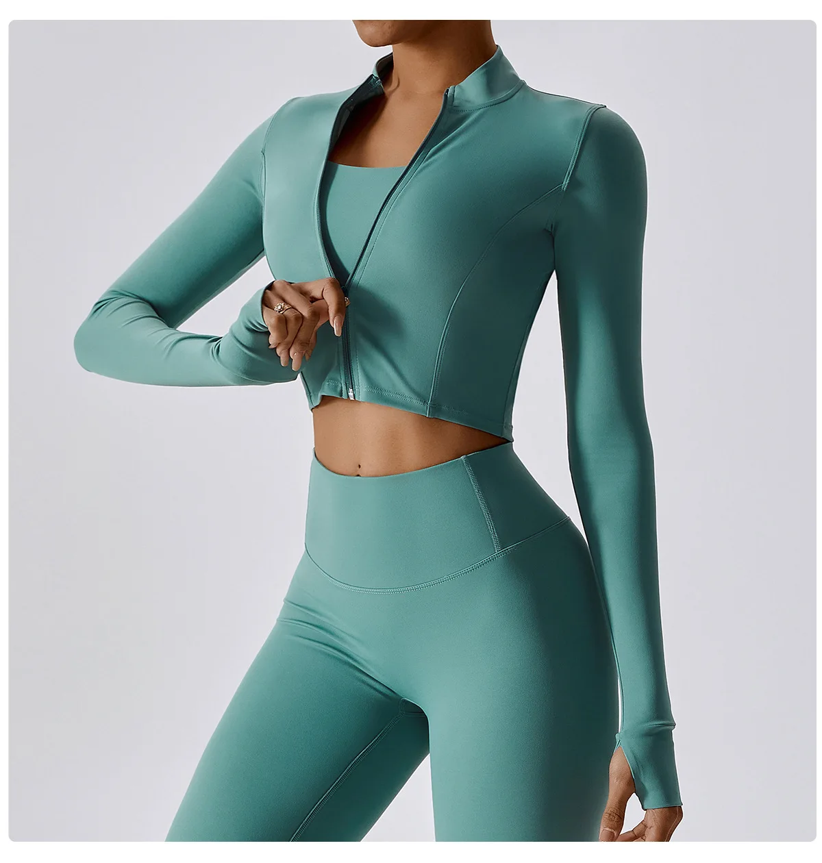 Yoga Jacket Running Sports Female SharkGym Zipper Tight Fitting Jacket Women Sportswear Windbreaker Men Women's Clothing Winter