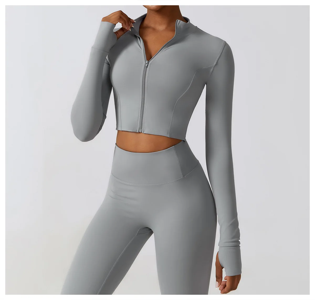 Yoga Jacket Running Sports Female SharkGym Zipper Tight Fitting Jacket Women Sportswear Windbreaker Men Women's Clothing Winter