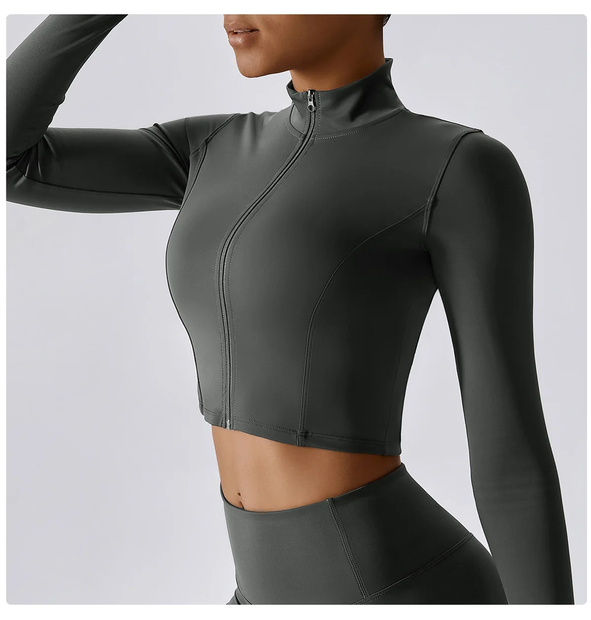 Yoga Jacket Running Sports Female SharkGym Zipper Tight Fitting Jacket Women Sportswear Windbreaker Men Women's Clothing Winter