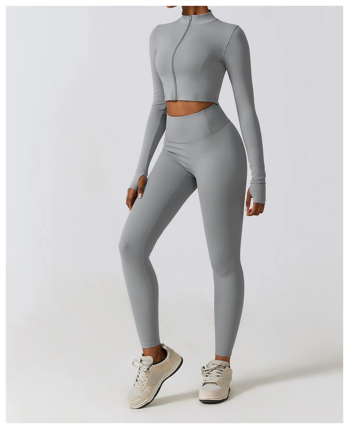 Yoga Jacket Running Sports Female SharkGym Zipper Tight Fitting Jacket Women Sportswear Windbreaker Men Women's Clothing Winter