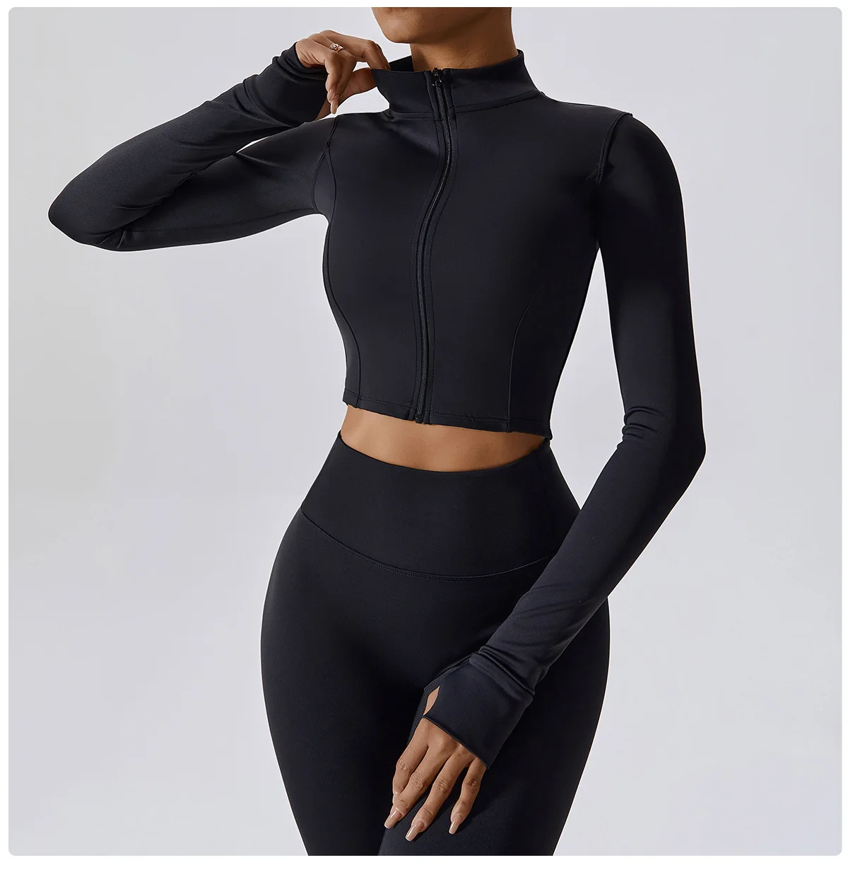 Yoga Jacket Running Sports Female SharkGym Zipper Tight Fitting Jacket Women Sportswear Windbreaker Men Women's Clothing Winter