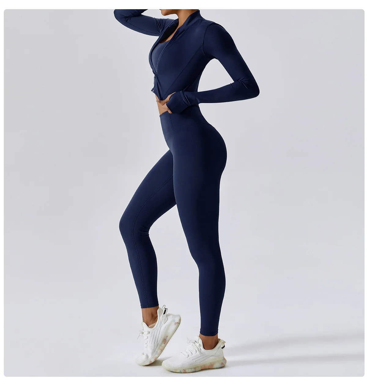 Yoga Jacket Running Sports Female SharkGym Zipper Tight Fitting Jacket Women Sportswear Windbreaker Men Women's Clothing Winter