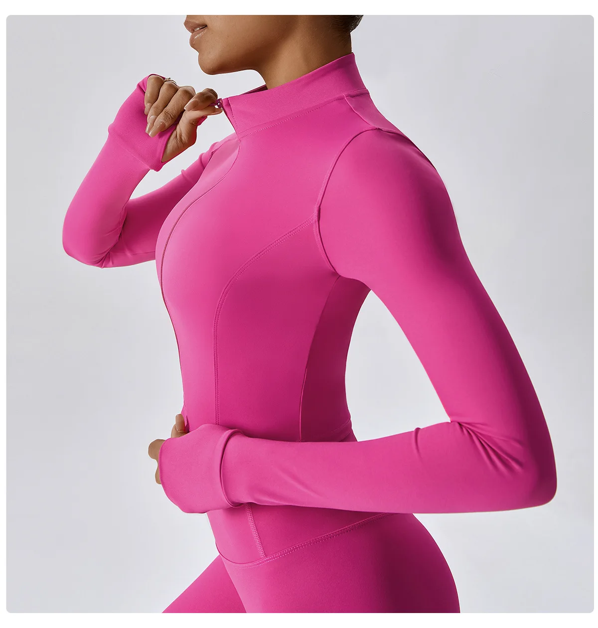 Yoga Jacket Running Sports Female SharkGym Zipper Tight Fitting Jacket Women Sportswear Windbreaker Men Women's Clothing Winter