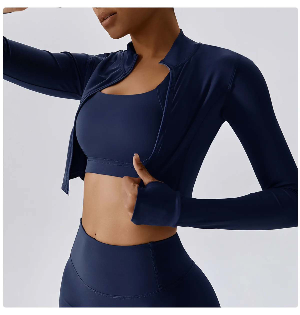 Yoga Jacket Running Sports Female SharkGym Zipper Tight Fitting Jacket Women Sportswear Windbreaker Men Women's Clothing Winter