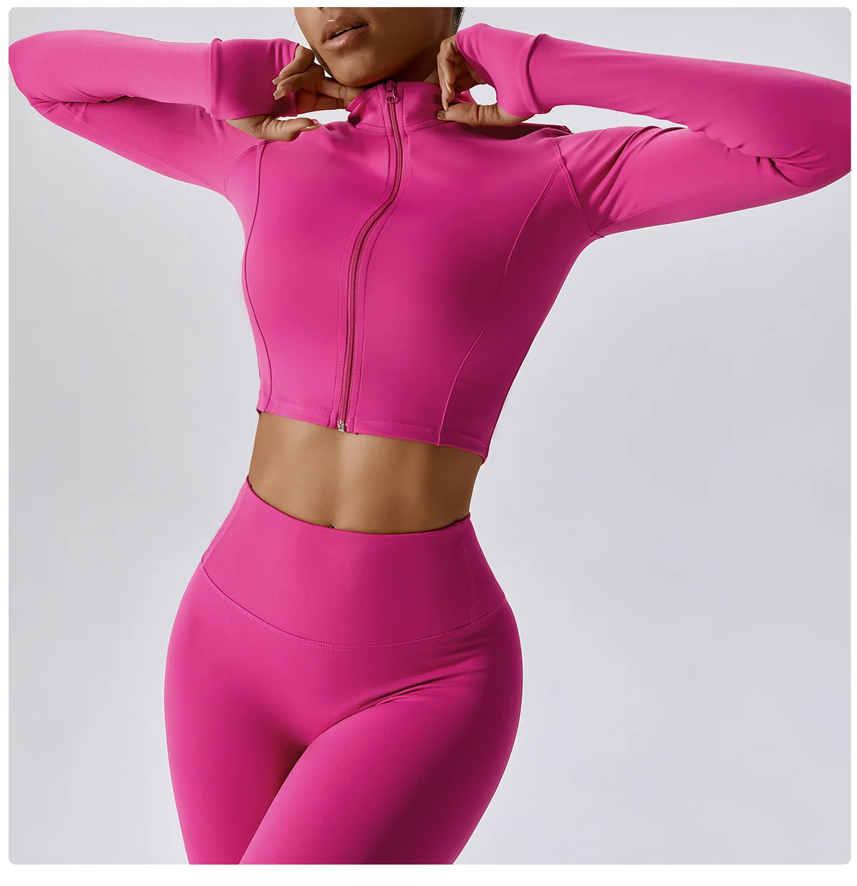 Yoga Jacket Running Sports Female SharkGym Zipper Tight Fitting Jacket Women Sportswear Windbreaker Men Women's Clothing Winter