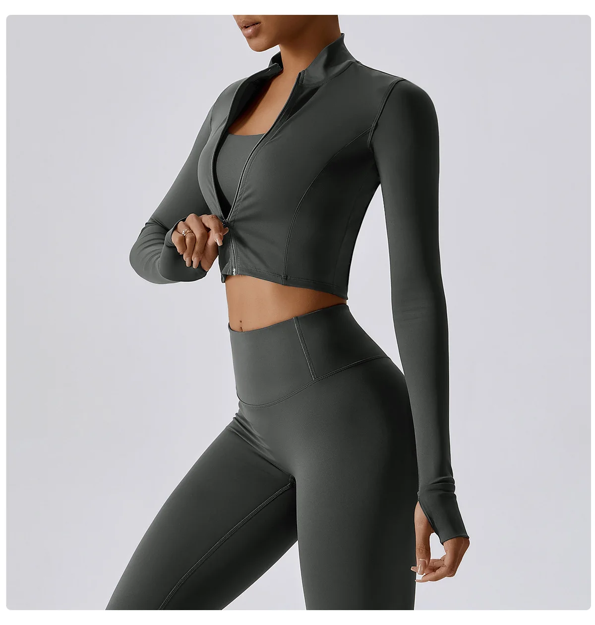 Yoga Jacket Running Sports Female SharkGym Zipper Tight Fitting Jacket Women Sportswear Windbreaker Men Women's Clothing Winter