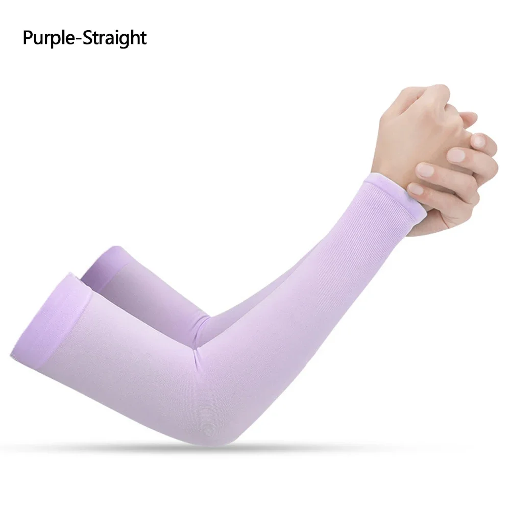 UPF50+ Arm Sleeves Ice Fabric Breathable Quick Dry Running Sportswear Sun UV Protection Long Arm Cover Cycling Arm Sleeves UPF50+ Arm Sleeves Ice Fabric Breathable Quick Dry Running Sportswear Sun UV Protection Long Arm Cover Cycling Arm Sleeves