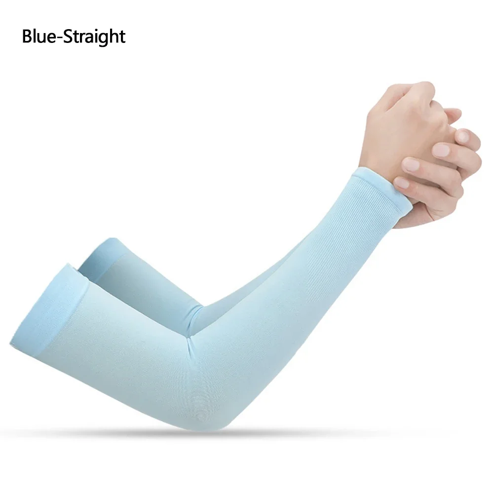 UPF50+ Arm Sleeves Ice Fabric Breathable Quick Dry Running Sportswear Sun UV Protection Long Arm Cover Cycling Arm Sleeves UPF50+ Arm Sleeves Ice Fabric Breathable Quick Dry Running Sportswear Sun UV Protection Long Arm Cover Cycling Arm Sleeves