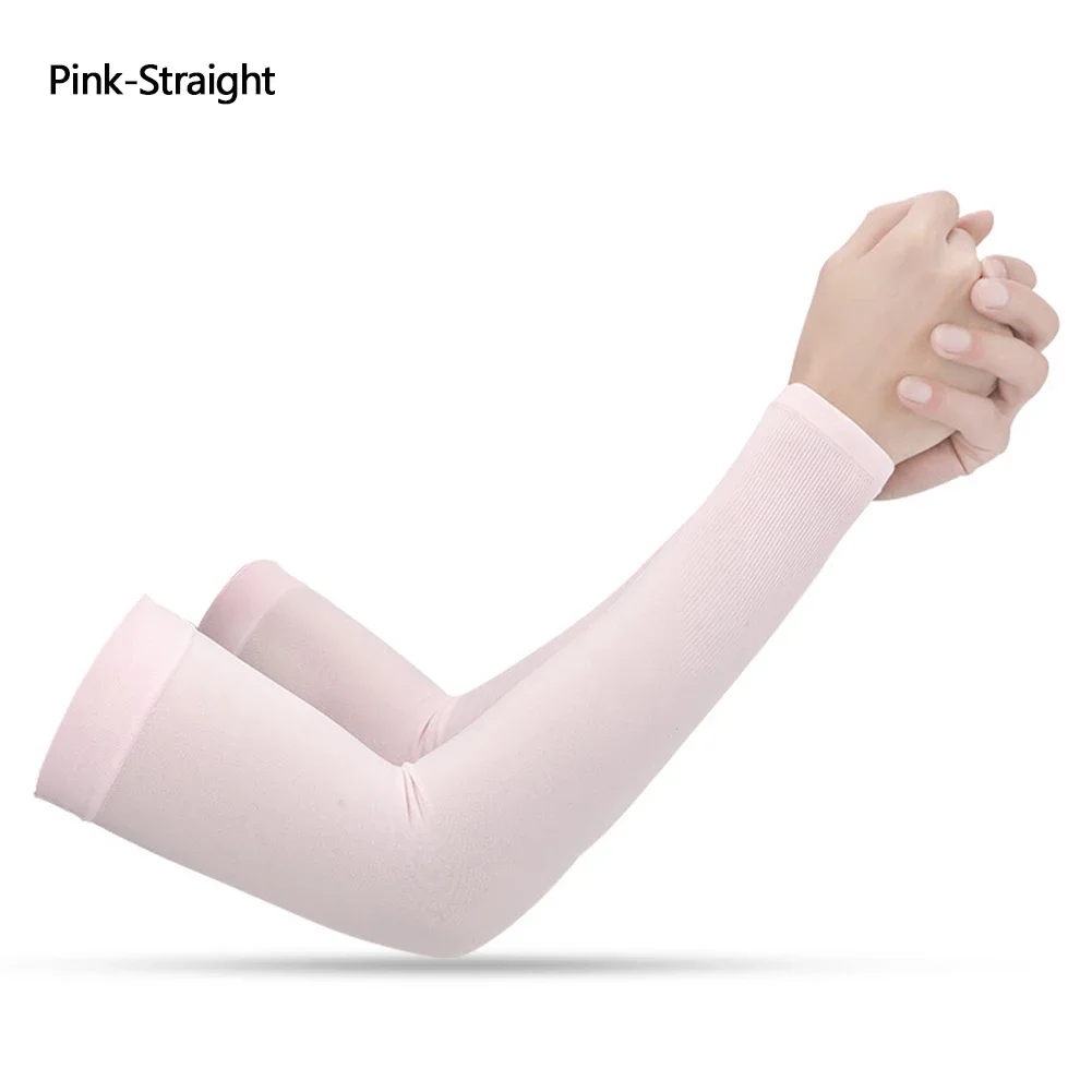 UPF50+ Arm Sleeves Ice Fabric Breathable Quick Dry Running Sportswear Sun UV Protection Long Arm Cover Cycling Arm Sleeves UPF50+ Arm Sleeves Ice Fabric Breathable Quick Dry Running Sportswear Sun UV Protection Long Arm Cover Cycling Arm Sleeves