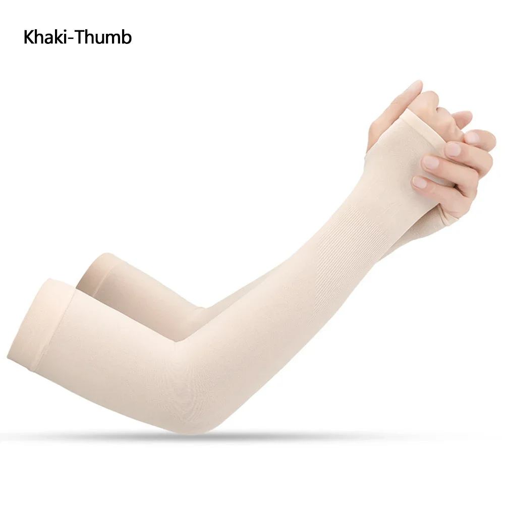 UPF50+ Arm Sleeves Ice Fabric Breathable Quick Dry Running Sportswear Sun UV Protection Long Arm Cover Cycling Arm Sleeves UPF50+ Arm Sleeves Ice Fabric Breathable Quick Dry Running Sportswear Sun UV Protection Long Arm Cover Cycling Arm Sleeves