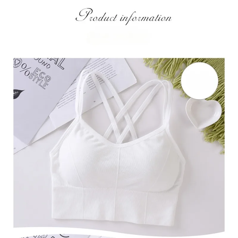 Sports Bra Sportswear Woman Gym Seamless Women's Underwear Yoga Workout Top Adjustable Shoulder Strap Inner Padded Vest Bralette