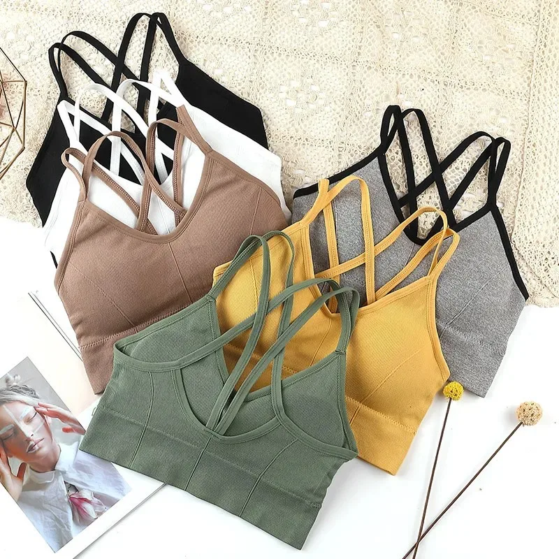 Sports Bra Sportswear Woman Gym Seamless Women's Underwear Yoga Workout Top Adjustable Shoulder Strap Inner Padded Vest Bralette Sports Bra Sportswear Woman Gym Seamless Women's Underwear Yoga Workout Top Adjustable Shoulder Strap Inner Padded Vest Bralette