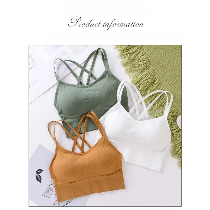 Sports Bra Sportswear Woman Gym Seamless Women's Underwear Yoga Workout Top Adjustable Shoulder Strap Inner Padded Vest Bralette Sports Bra Sportswear Woman Gym Seamless Women's Underwear Yoga Workout Top Adjustable Shoulder Strap Inner Padded Vest Bralette