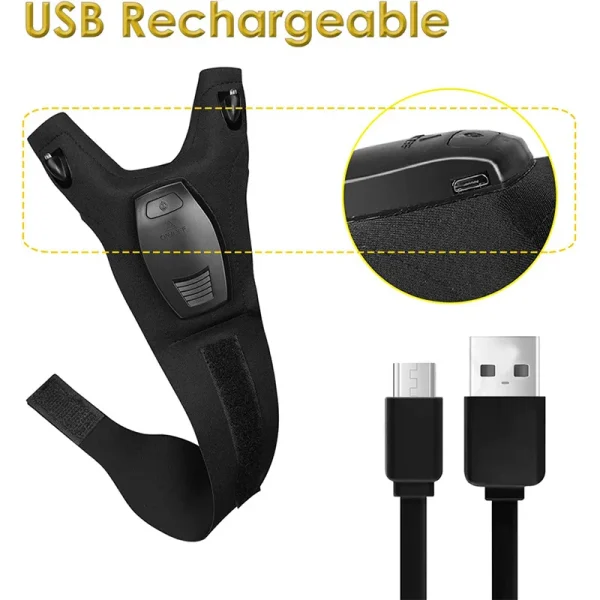 Rechargeable Led Flashlight Glove Gift for Dad Boyfriend Husband Lights Car Guy Cool Gadgets Tools for Fishing Camping Repair - Image 4