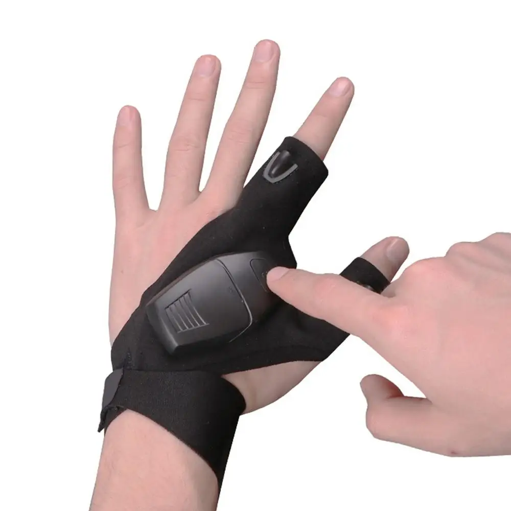 Rechargeable Led Flashlight Glove Gift for Dad Boyfriend Husband Lights Car Guy Cool Gadgets Tools for Fishing Camping Repair