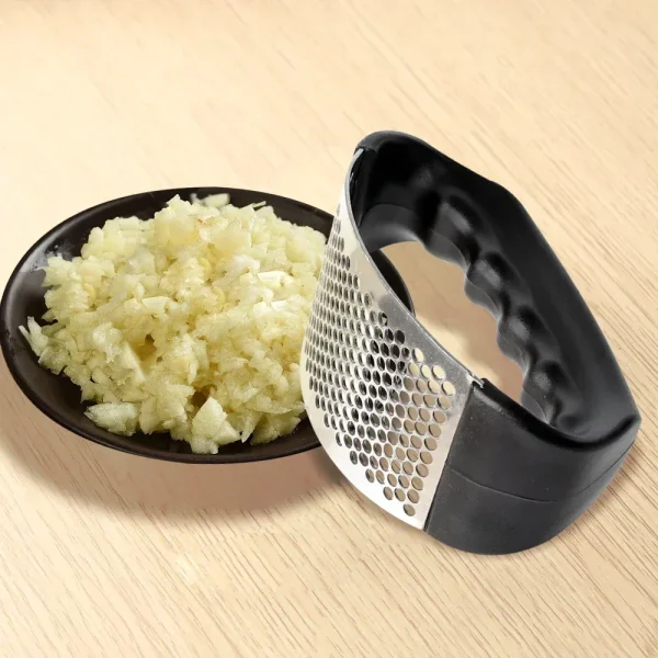 Stainless Steel Garlic Press Crusher Manual Garlic Mincer Chopping Garlics Tool Fruit Vegetable Tools Kitchen Accessories Gadget - Image 3