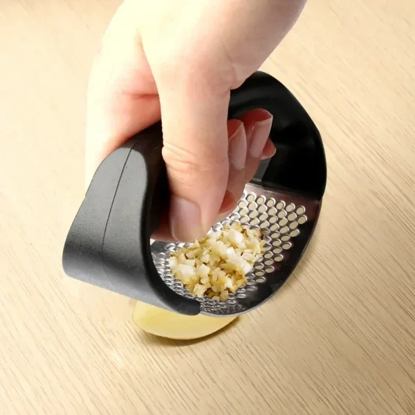 Stainless Steel Garlic Press Crusher Manual Garlic Mincer Chopping Garlics Tool Fruit Vegetable Tools Kitchen Accessories Gadget - Image 4